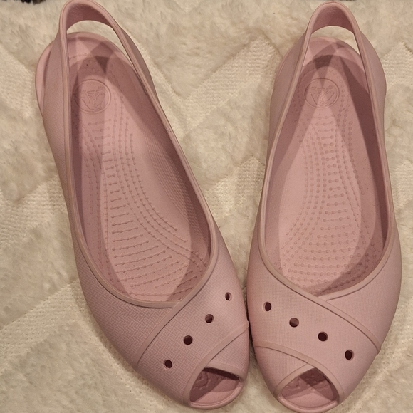 Crocs Peep Toe Slingbacks - Picture 11 of 14